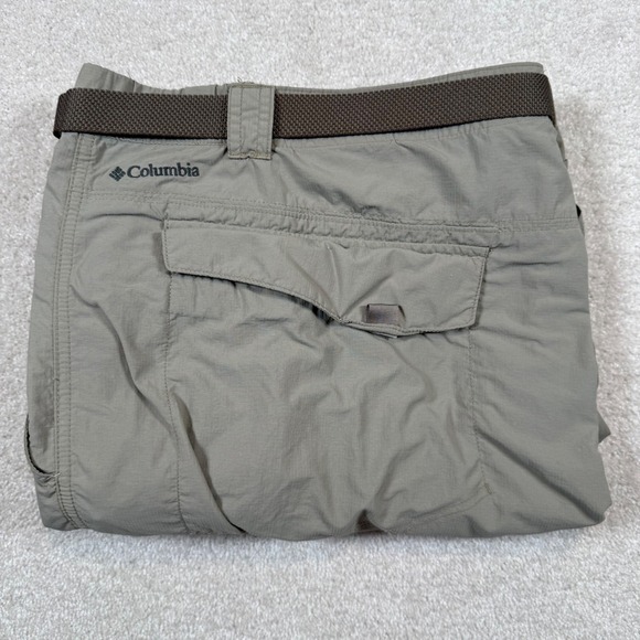 Columbia Mens 48x30 Convertible Cargo Pants with Belt Omni Shade Outdoor - Picture 1 of 11
